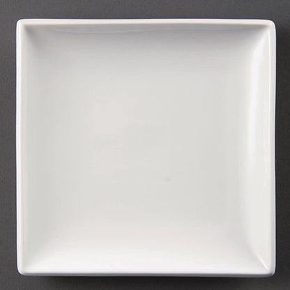 U156 Olympia Whiteware Vierkante Borden 29,5cm (6 Stuks)