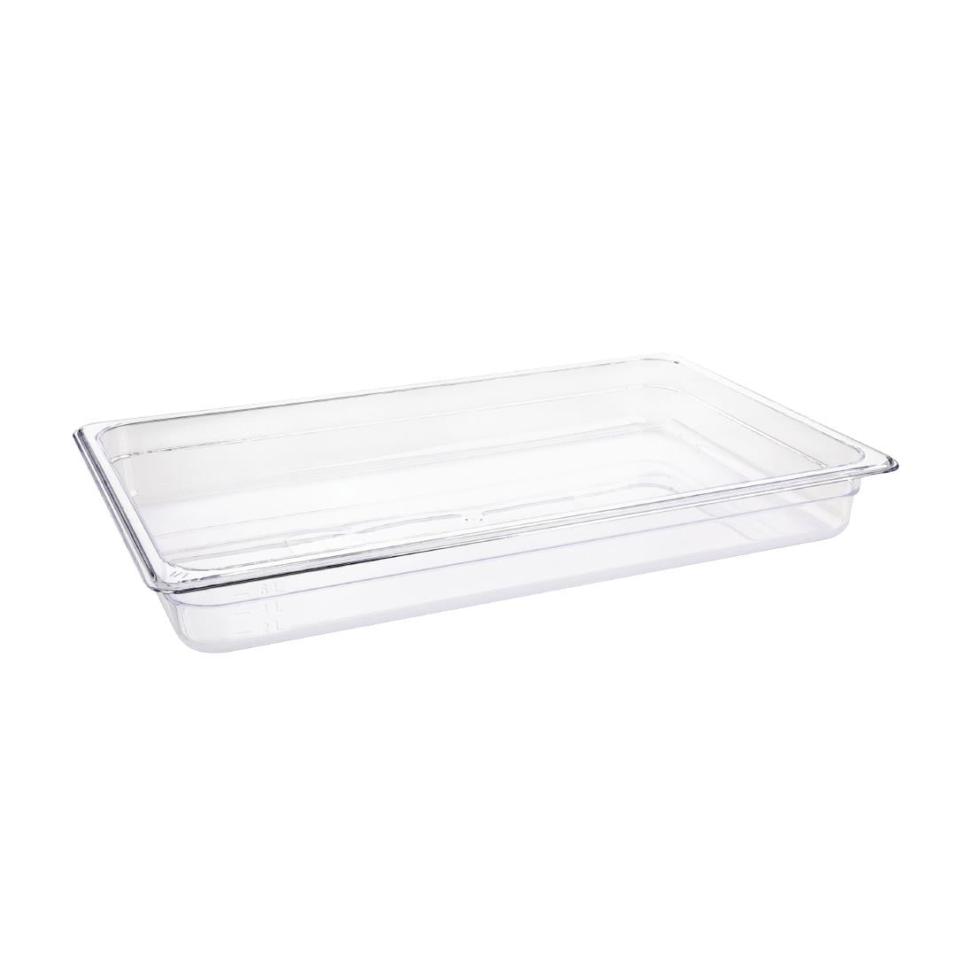 U224 Vogue polycarbonaat 1/1 gastronorm container 65mm helder