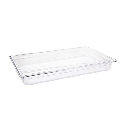 U224 Vogue polycarbonaat 1/1 gastronorm container 65mm helder