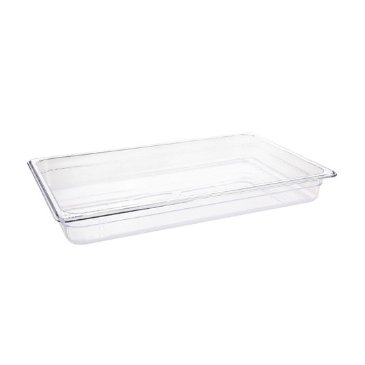 U224 Vogue polycarbonaat 1/1 gastronorm container 65mm helder
