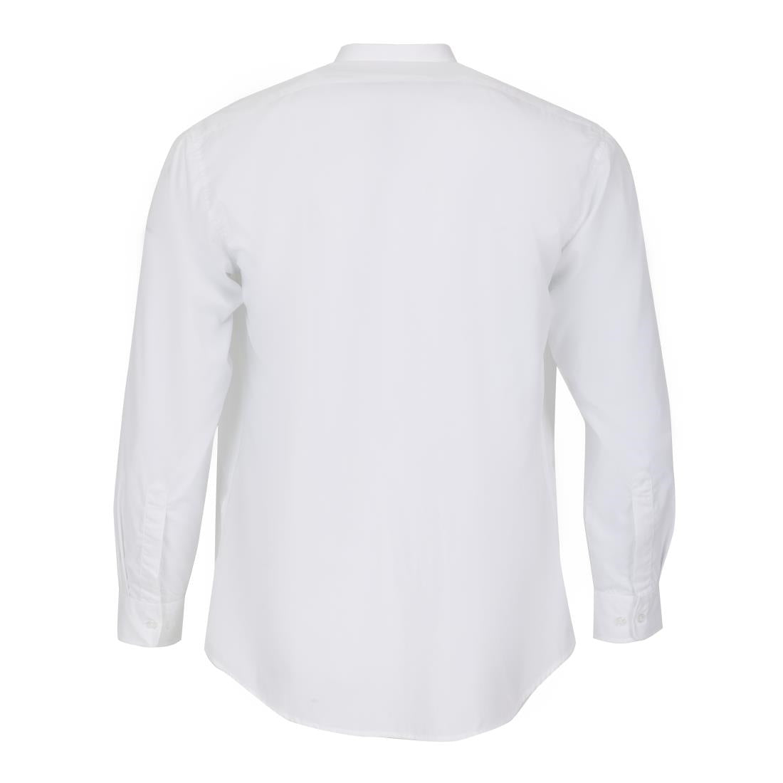A730-S Uniform Works unisex overhemd lange mouw wit S