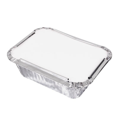 DZ891 Fiesta Recyclebare Papieren Deksels Voor Foliecontainers Van 250ml (1000 stuks)
