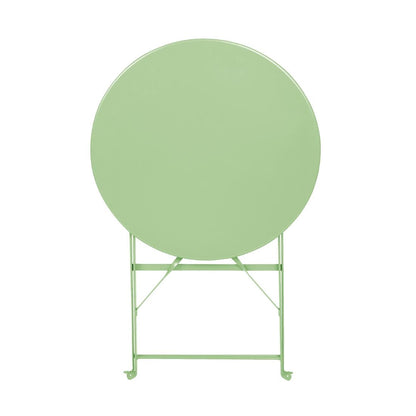 FT272 Bolero stalen klaptafel rond lichtgroen 595mm