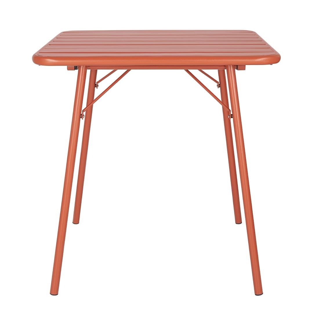 CK064 Bolero Terracotta vierkante stalen lattentafel - 700 mm