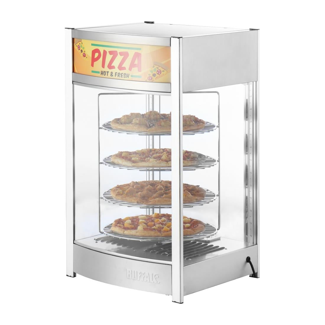JB188 Buffalo 4-laags verwarmde pizzadisplay