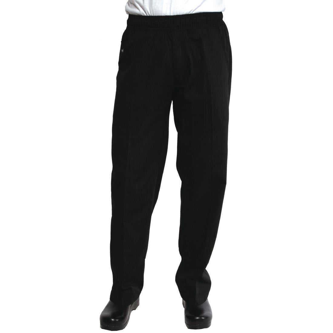 A695-M Chef Works unisex baggy koksbroek zwart M