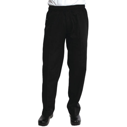A695-M Chef Works unisex baggy koksbroek zwart M
