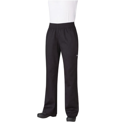 B223-XL Chef Works Basic Baggy dames koksbroek zwart XL