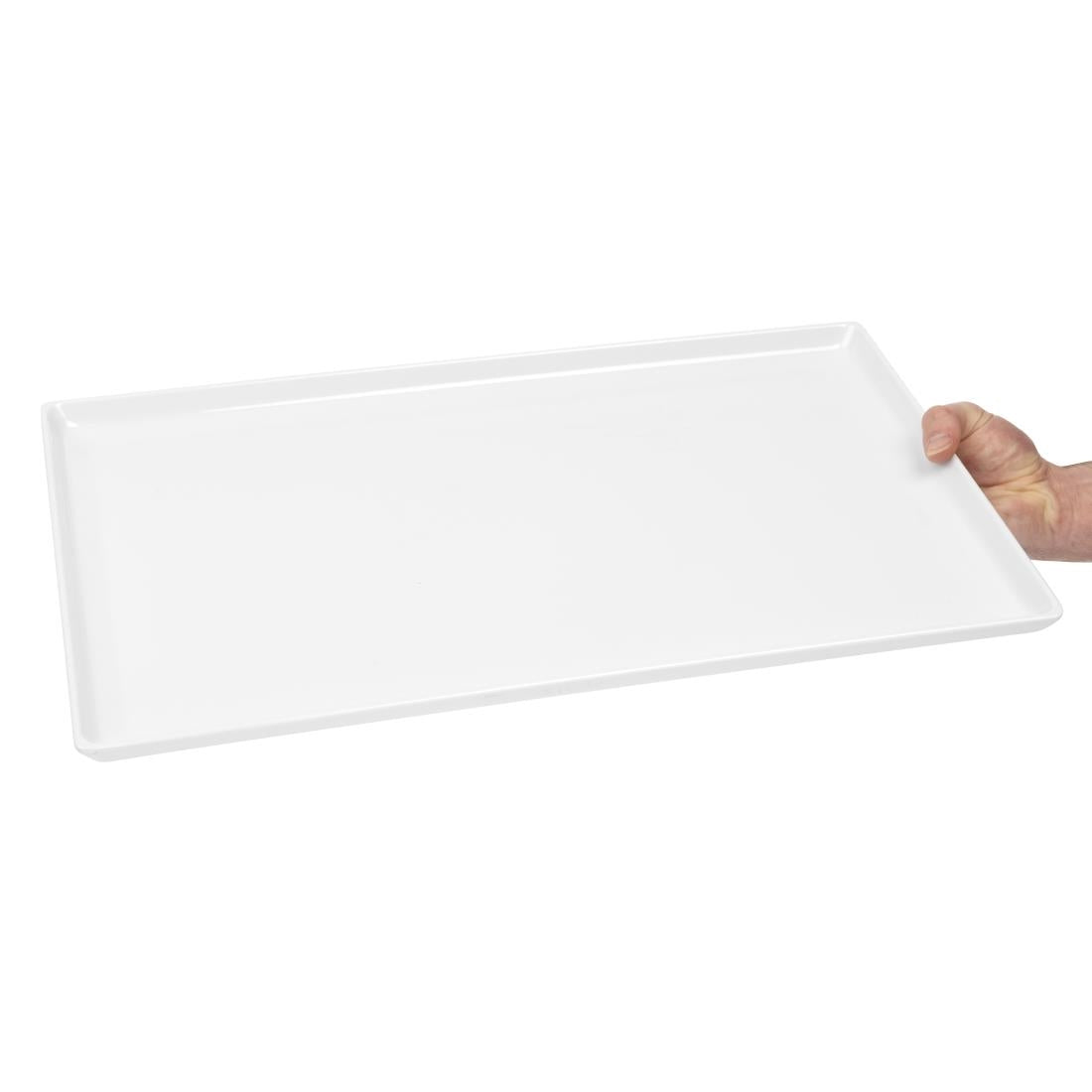 GF074 APS Float platte melamine schaal wit GN 1/1