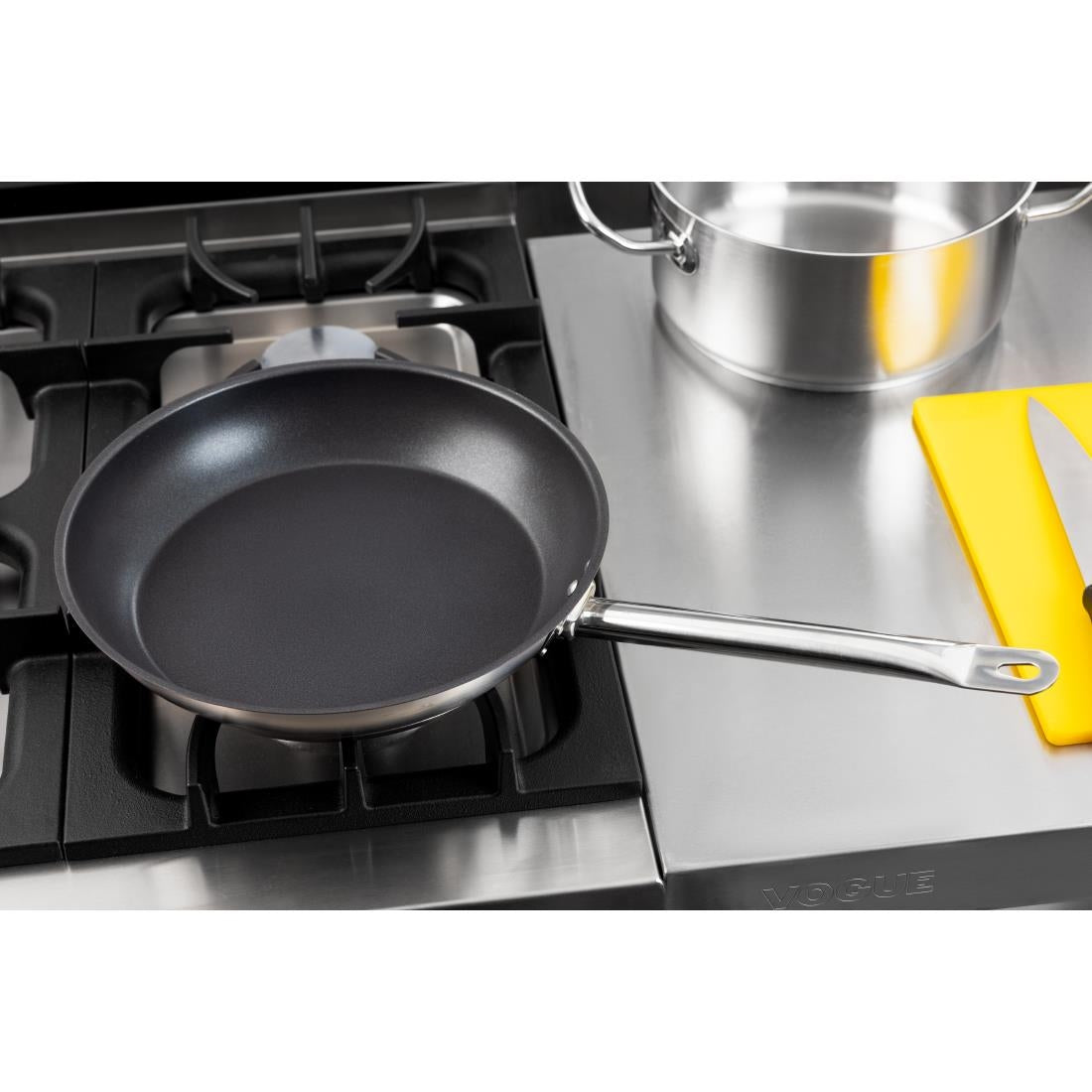 FC097 Vogue Platinum Plus Teflon anti-aanbak RVS koekenpan 28cm