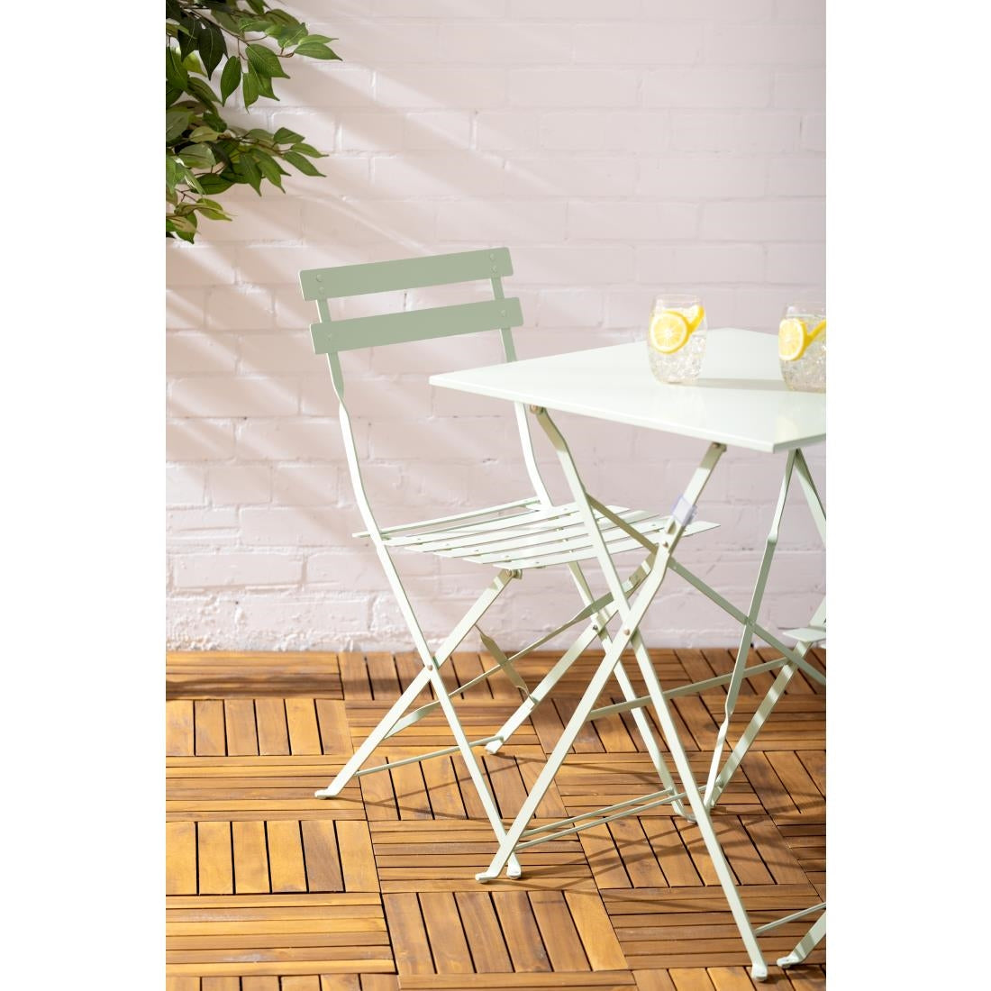 FT271 Bolero stalen klaptafel lichtgroen 600mm