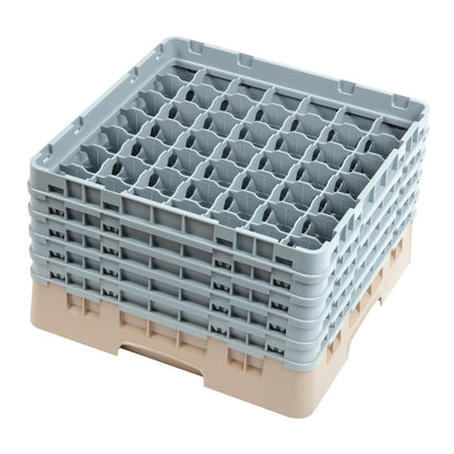 DW562 Cambro Camrack vaatwaskorf met 49 compartimenten max. glashoogte 25,7cm