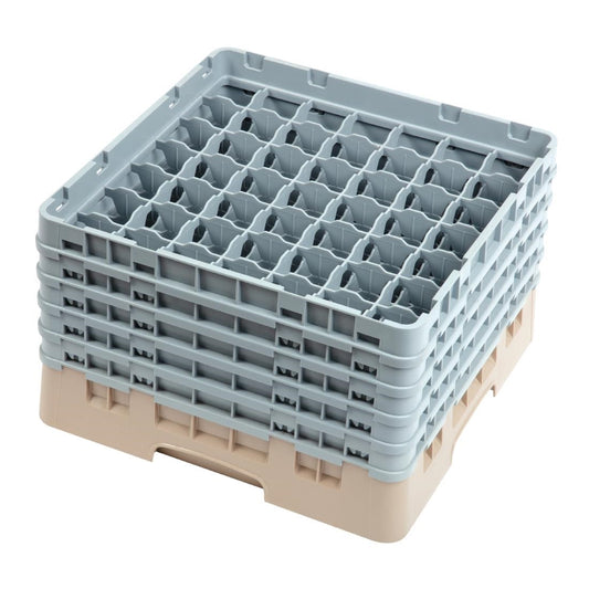 DW562 Cambro Camrack vaatwaskorf met 49 compartimenten max. glashoogte 25,7cm
