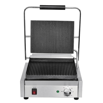 DY995 Buffalo Bistro enkele contactgrill groot groef/groef