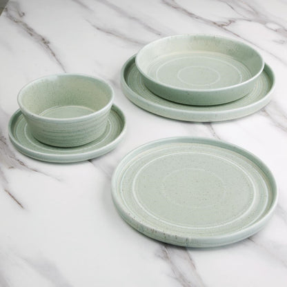 FB564 Olympia Cavolo Plat Rond Bord Zacht Groen 27cm (4 Stuks)