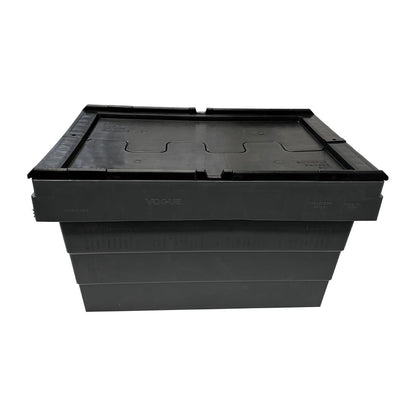 DX995 Vogue Kunststof Transportopbergkrat Met Vast Deksel 600x400x320mm