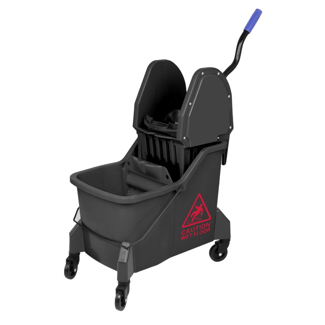 JB542 Jantex Dweilemmer met twee compartimenten en pers Rood 30Ltr