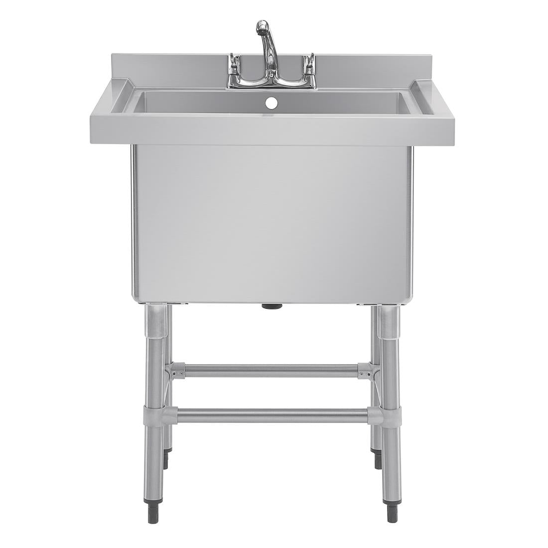 CE141 Vogue diepe RVS spoelbak 77x60cm