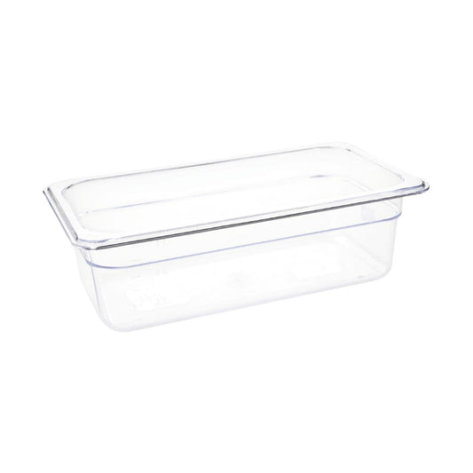 U233 Vogue polycarbonaat 1/3 gastronorm container 100mm transparant