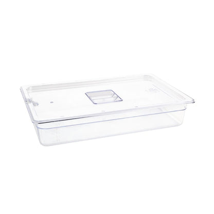 U225 Vogue polycarbonaat 1/1 gastronorm container 100mm transparant