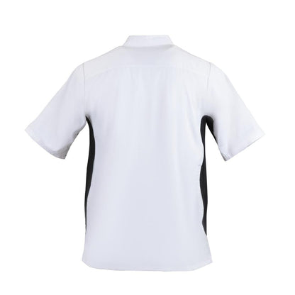 A928-M Whites Nevada koksbuis wit met zwart contrast M