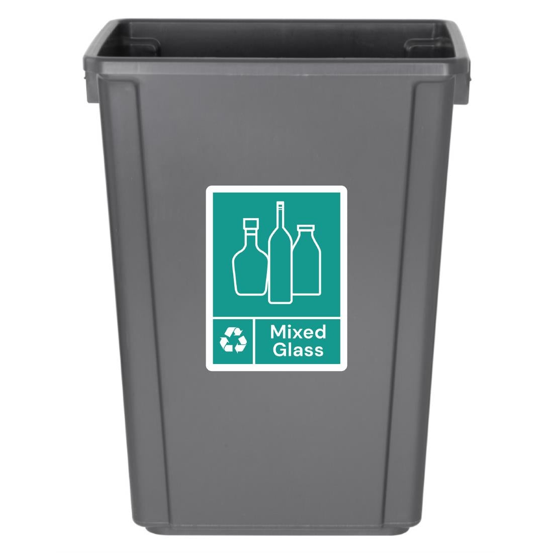 JB494 Jantex Slim Bin Label - Gemengd glas