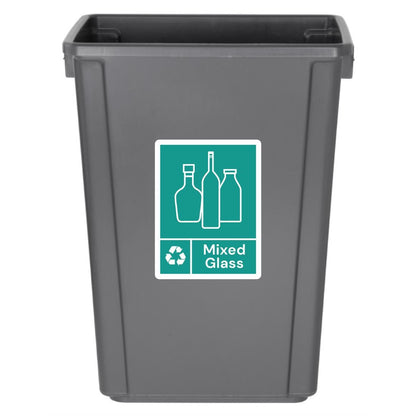 JB494 Jantex Slim Bin Label - Gemengd glas