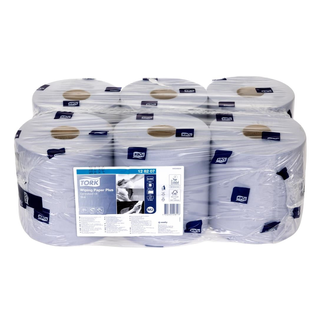 CL129 Tork centrefeed handdoekrollen blauw (6 stuks)