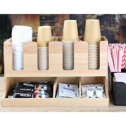 HX395 Olympia Cup En Sausstation Hevea Hout 450x120x240mm