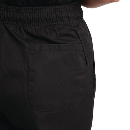 A029T-XL Whites Easyfit Teflon unisex koksbroek zwart XL