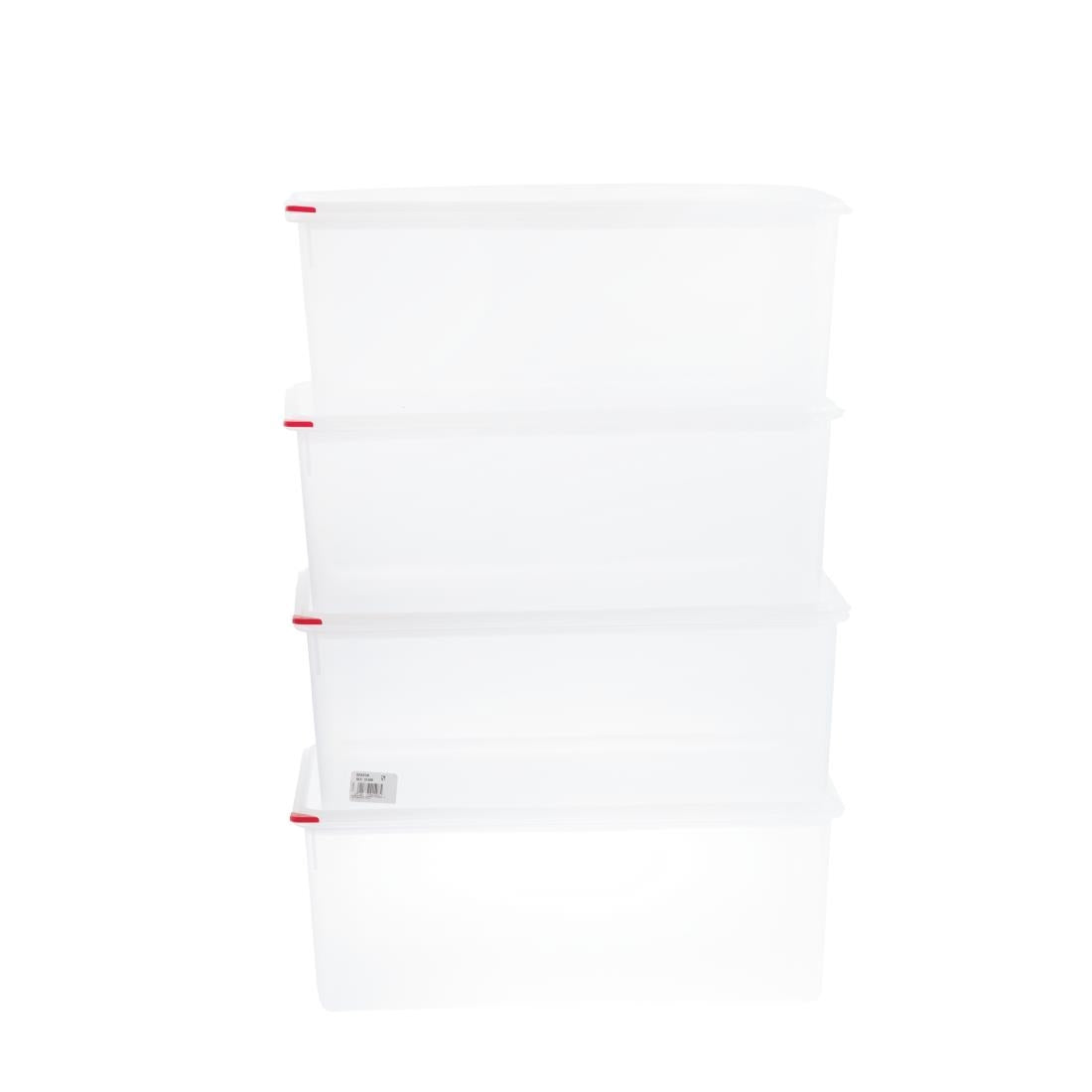 DL984 Araven GN 1/1 voedseldoos met deksel 28Ltr (4 stuks)