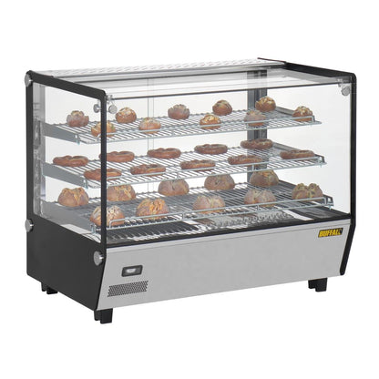 HW924 Buffalo Vierkante Aanrecht Verwarmde Display Merchandiser 160Ltr