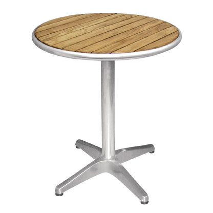 U428 Bolero ronde tafel met essenhouten blad 60cm