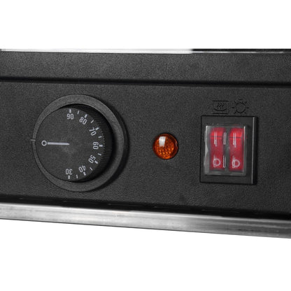 HW929 Nisbets Essentials Verwarmde Voedsel Display Merchandiser 82Ltr