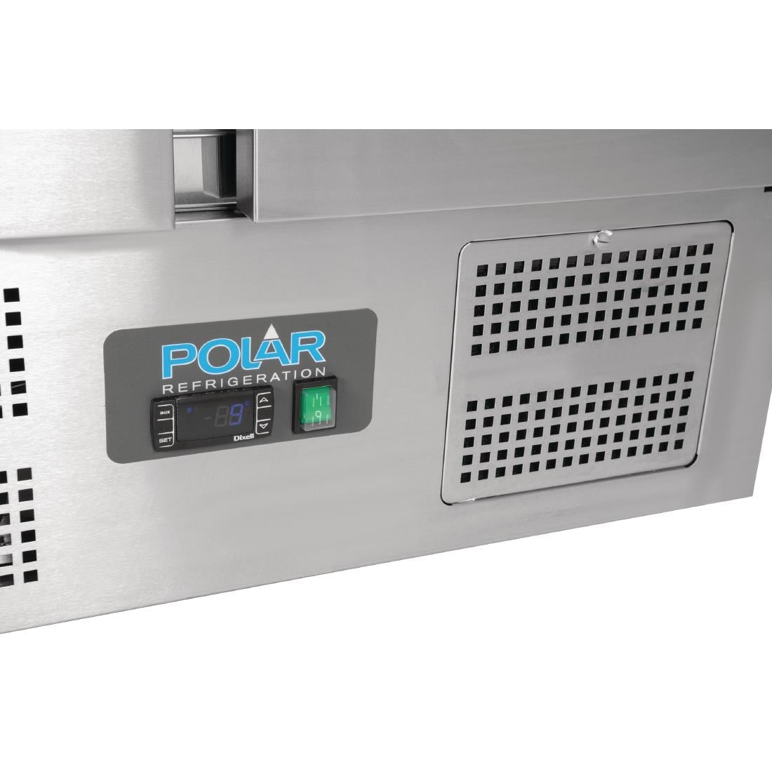 U637 Polar G-serie koelwerkbank 1 deur en 2 laden 240L