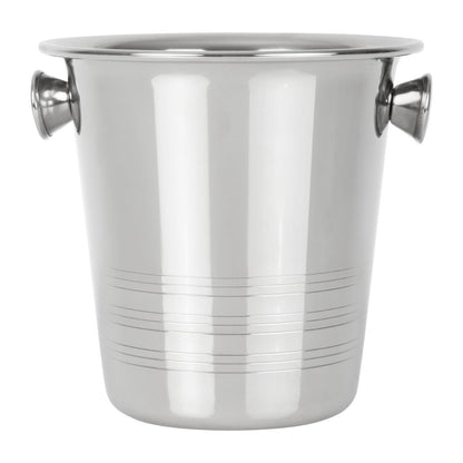 HY121 Olympia Ijsemmer Met Handvatten En Geëtst Detail Roestvrij Staal 1050ml