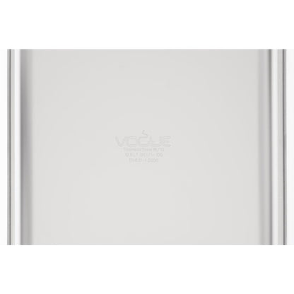 DW434 Vogue heavy-duty RVS GN 1/1 bak 100mm