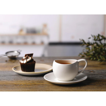 P884 Churchill White cappuccino schotel 15.9 cm (24 Stuks)