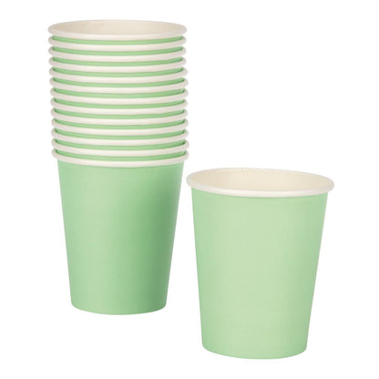 GP403 Fiesta Recyclable koffiebekers enkelwandig turquoise 225ml (1000 stuks)