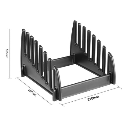 CH051 Hygiplas kunststof snijplankrek - 7x 14mm sleuven