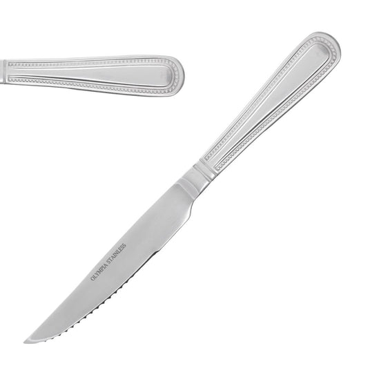DL102 Olympia Bead steakmessen (12 stuks)