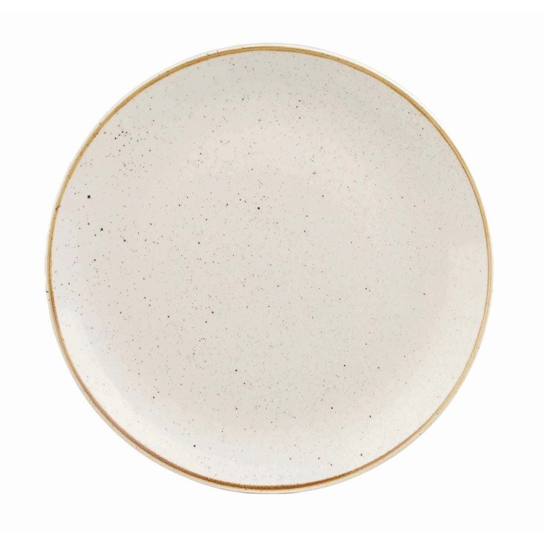 DK518 Churchill Stonecast Barley White Coupe Bord 26cm (12 stuks)