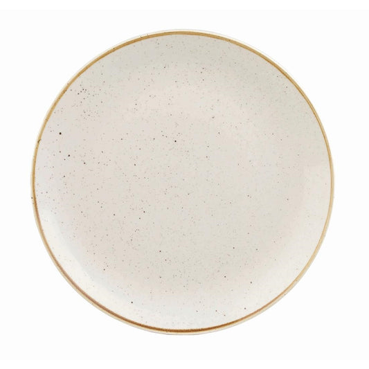 DK518 Churchill Stonecast Barley White Coupe Bord 26cm (12 stuks)