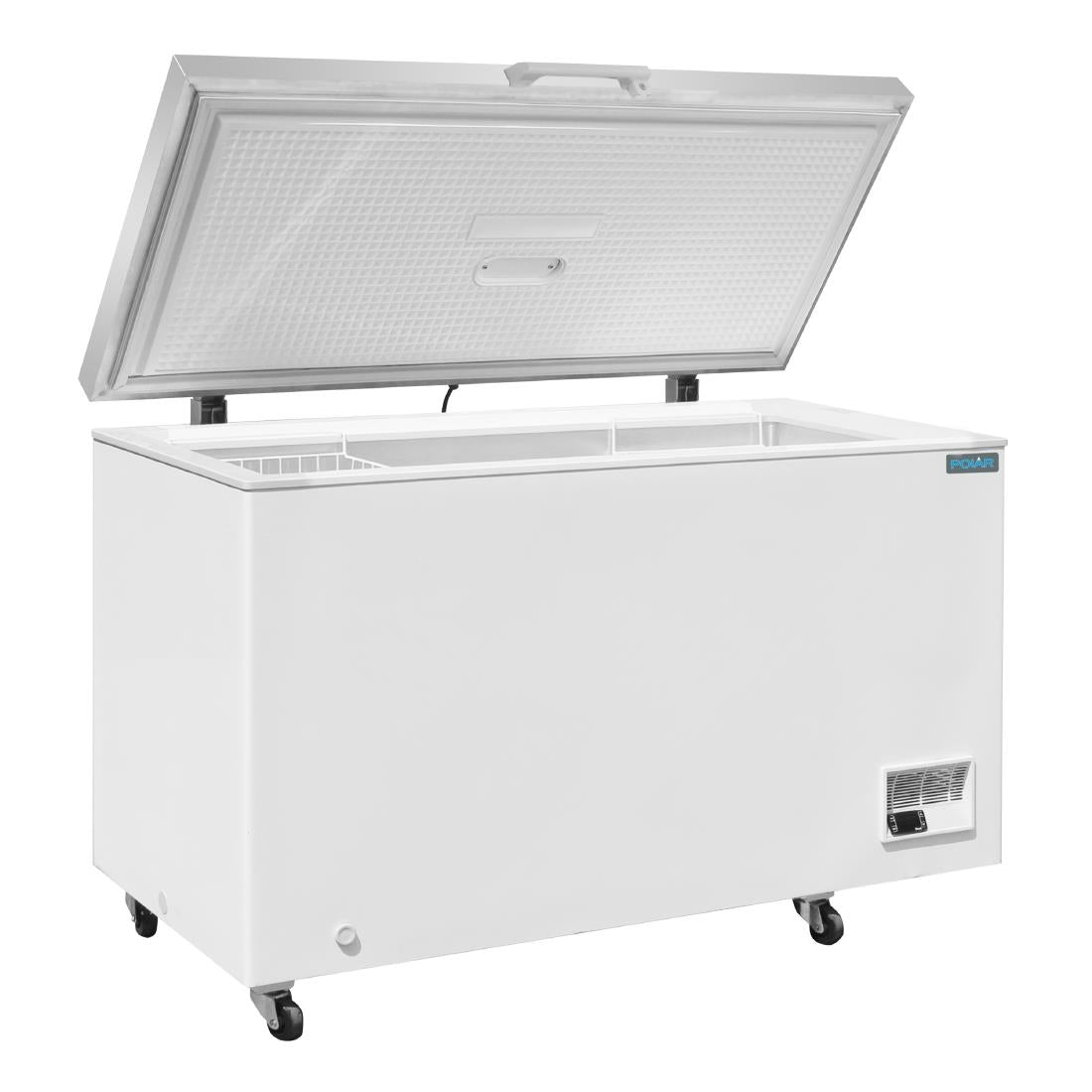 GP897 Polar G-Serie Vrieskist Met Roestvrijstalen Deksel 378Ltr