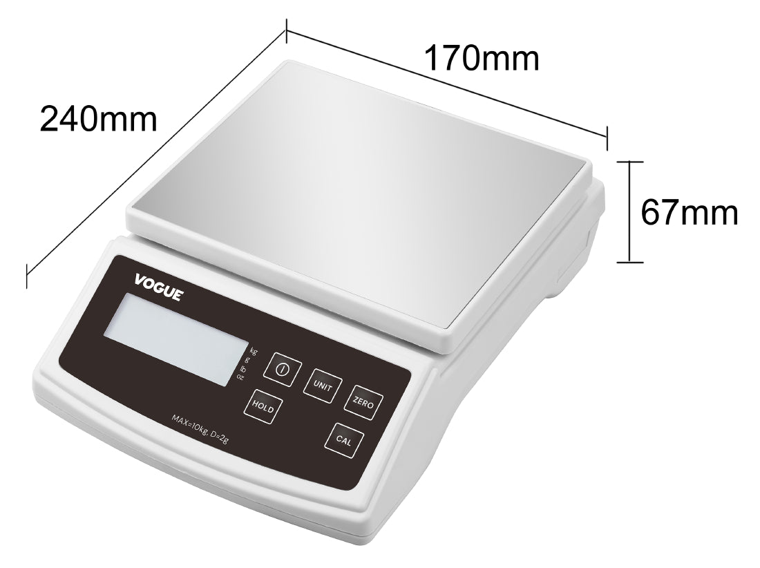 HZ322 Vogue Elektronische Weegschaal 10kg