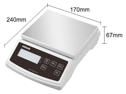 HZ322 Vogue Elektronische Weegschaal 10kg