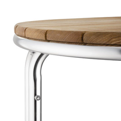 GL981 Bolero essen en aluminium tafel rond 60cm