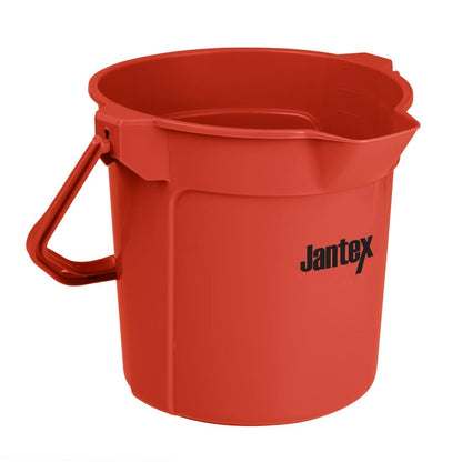 FU832 Jantex Rode Maatemmer Met Schenktuit 10Ltr