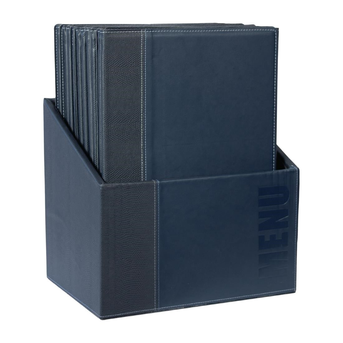 U270 Securit Contemporary Menuhoezen En Opbergdoos A4 Blauw (20 Stuks)