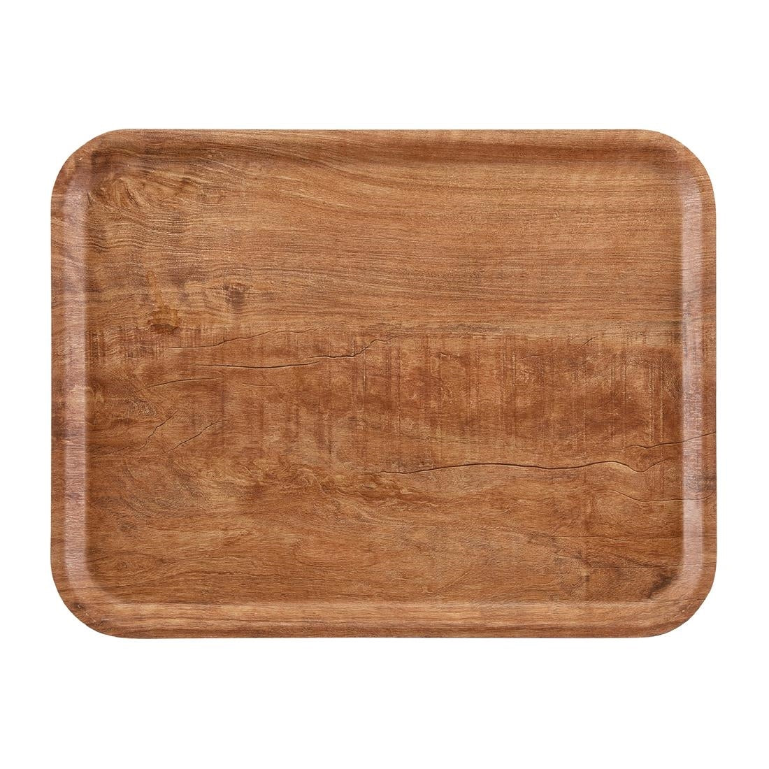 DR584 Cambro Madeira gelamineerd dienblad bruin olijf 43cm